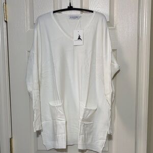 Super soft white sweater